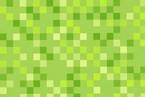 Green pixelated background pattern with shades of lime Stock Illustration