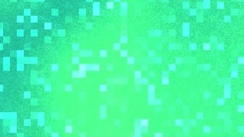 Green Pixelated Digital Background Loop. Stock Footage 286435457