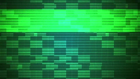 Green pixelated digital screen display. Stock Footage 335369029