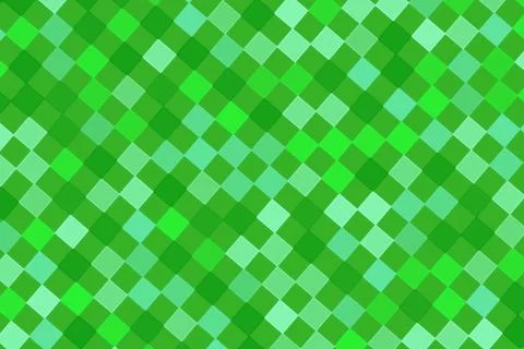 Green pixelated mosaic pattern with different shades Stock Illustration