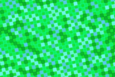Green pixelated pattern with bright shades and digital look Stock Photos