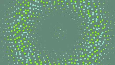 Green pixelated starry night sky background Stock Illustration
