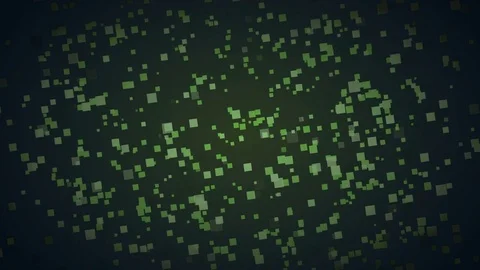Green Pixels Background 4k Looping  Video stock 73913705
