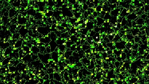 Green pixels Stock Footage 300145731