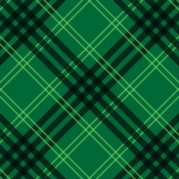 Green plaid pattern with black and yellow lines Stock Illustration