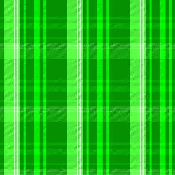 Green Plaid Pattern, Seamless Spooky Tartan Design Stock Illustration