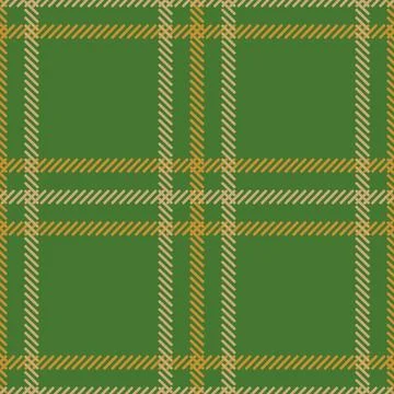 Green plaid textile seamless pattern design, ethnic fashion classic Stock Illustration