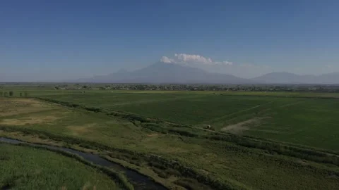 Green plain 9 Stock Footage 331534606