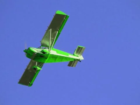 Green  plane 스톡 사진