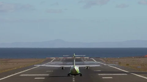 A green planes tail Stock Footage 115089463