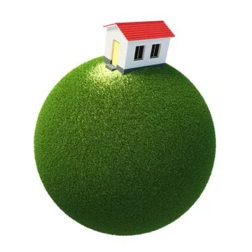 Green Planet Earth Stock Illustration