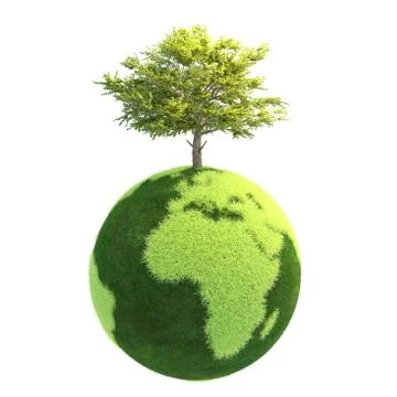 Green Planet Earth Stock Illustration