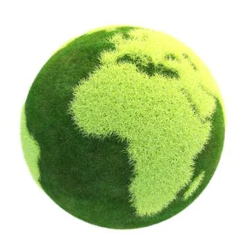 Green Planet Earth Stock Illustration