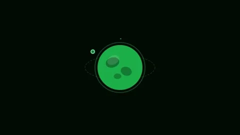 Green Planet Earth Orbit Protect Eco Green Animation Loop Видео 342610392