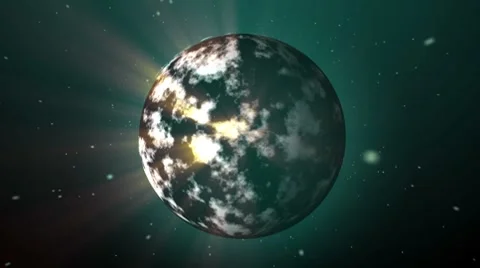 Green planet Stock Footage 8661925