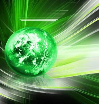 Green planet Stock Illustration