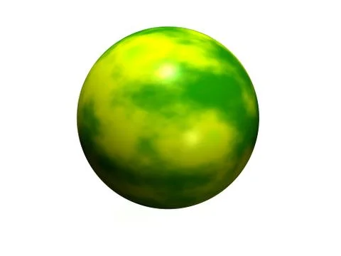 Green planet Illustrazione stock