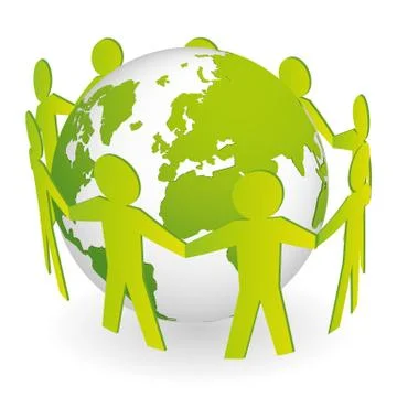 Green planet Stock Illustration