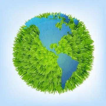 Green Planet Stock Illustration