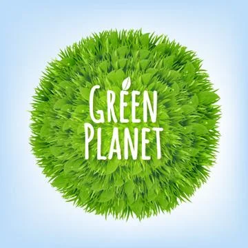 Green Planet Stock Illustration