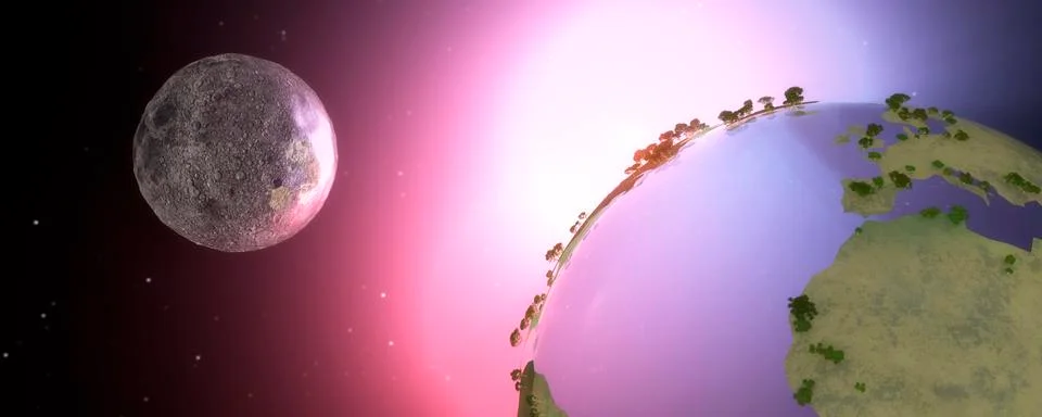 Green planet Stock Illustration