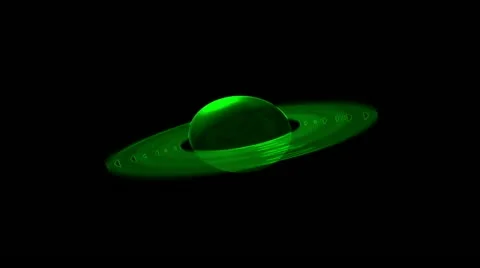Green Planet with Ring (20130018) Stock Footage 20463507