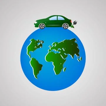 Green planet vector info graphic illustration イラスト素材