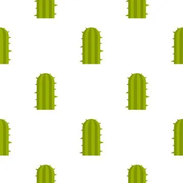 Green plant of desert pattern seamless 스톡 일러스트