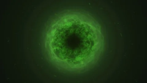 Green Plasma Eye Stock Footage 72522809