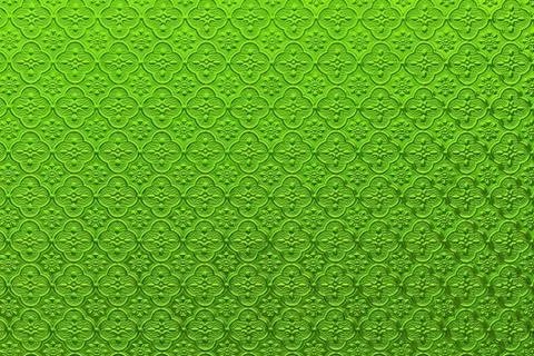 Green plaster wall for pattern and background Stock Photos