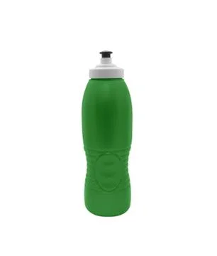 Green plastic bottle Stock Photos
