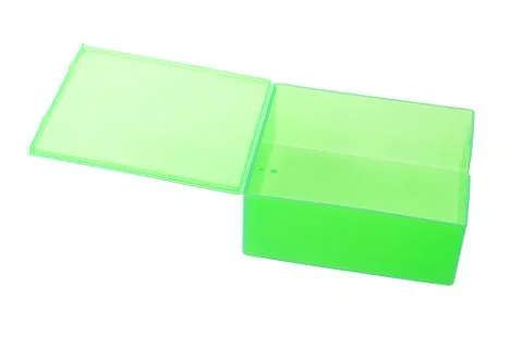 Green plastic box Stock Photos