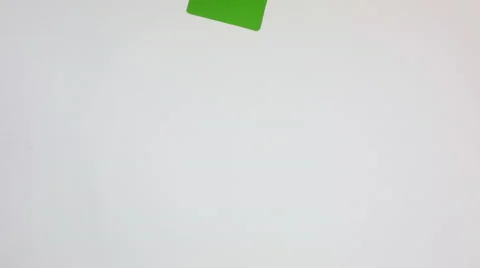 Green plastic card and euro currency cash stop motion Stock Footage 59123596