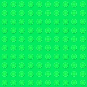 Green plastic construction plate. Seamless pattern background. Vector illustr Stock Illustration
