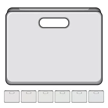 Green plastic crate cartoon vector graphic 스톡 일러스트
