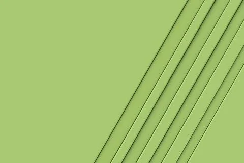 Green plastic wall with groove diagonal line, Modern ceramic wall tile Stock Illustration