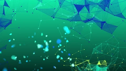 Green plexus background Stock Footage 142828031