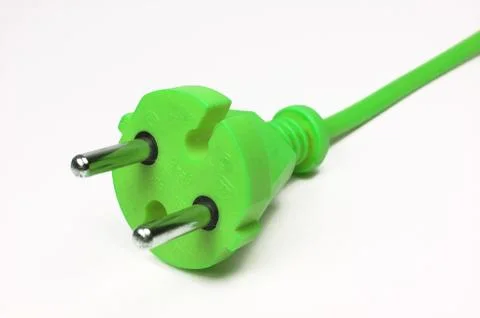 Green plug Stock Photos