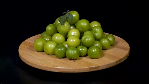 Green Plum Stock Footage 332157872