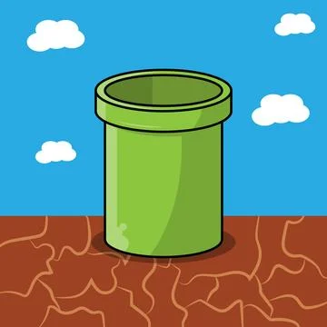 Green Plumbing Game Stock Illustration