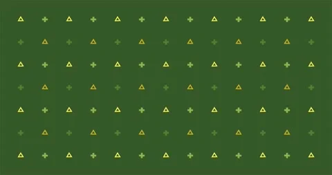 Green plus triangle pattern background animation Video stock 228826081