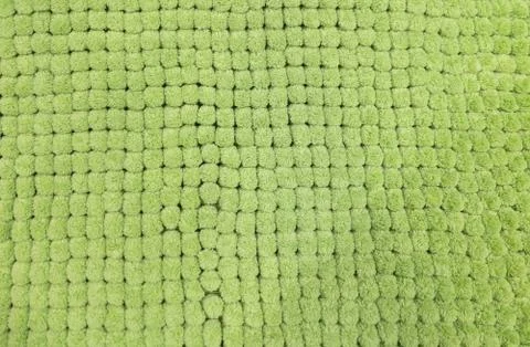 Green Plush Fabric Texture Background Stock Photos