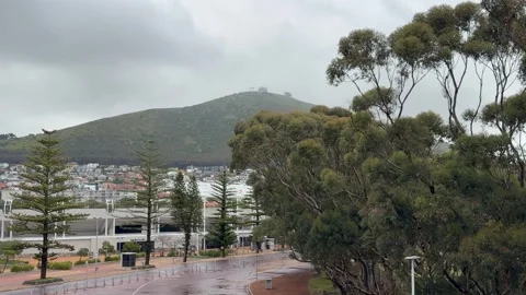 Green Point Cape Town on a winters day. Stock Footage 341352171