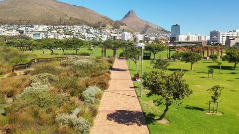 Green Point Park - Empty Plate - Lions Head Stock Footage 127889797