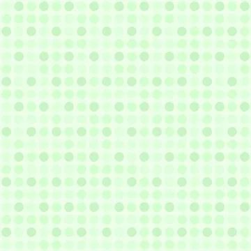 Green polka dot pattern. Seamless vector background Stock Illustration