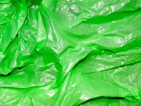 Green polyethylene. Stock Photos