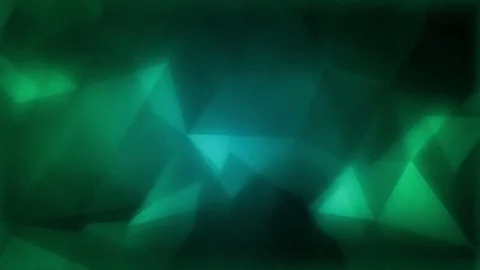 Green Polygon Triangles Stock Footage 80998561