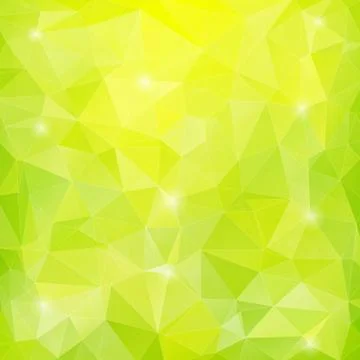 Green polygonal background Stock Illustration