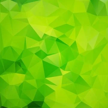 Green polygonal background Stock Illustration