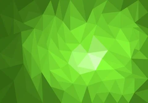 Green polygonal background Stock Illustration